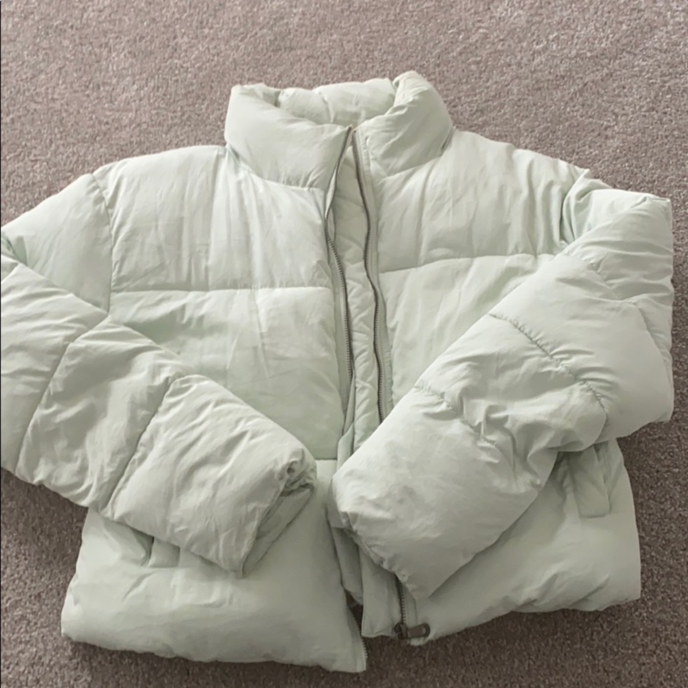 MINT PUFFER COAT